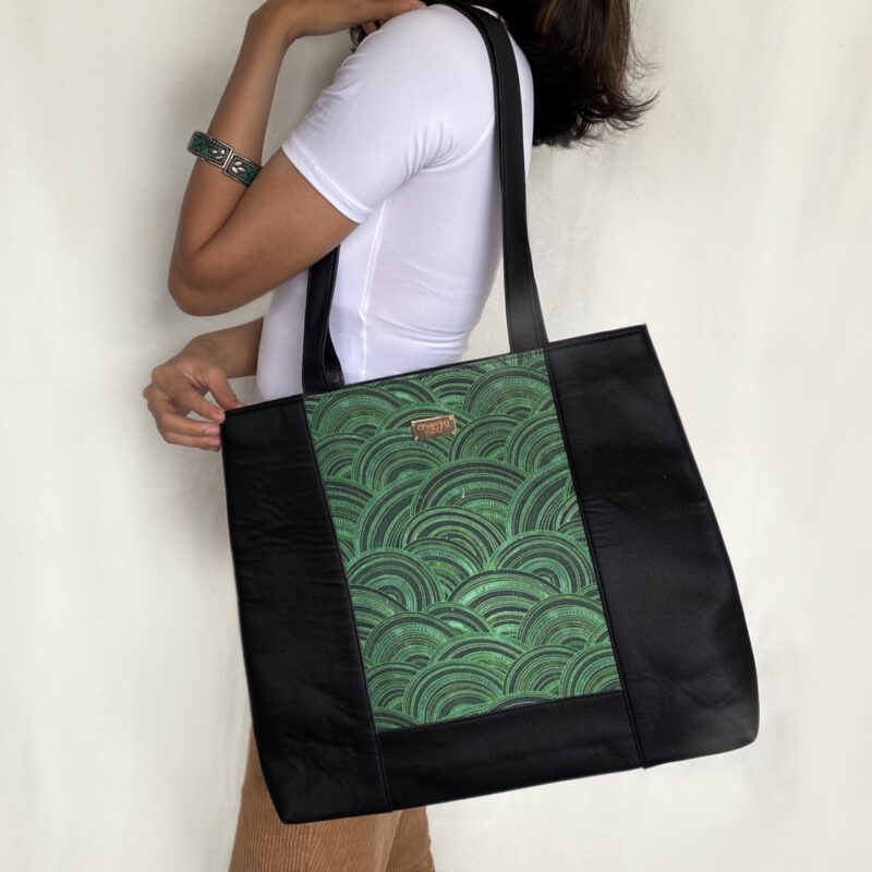 Emerald meadow, All-Day Tote bag | Illustrated Women's Tote