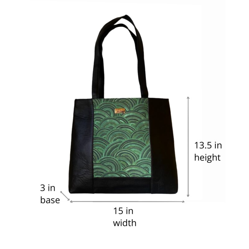 Emerald meadow, All-Day Tote bag | Illustrated Women's Tote - Image 6